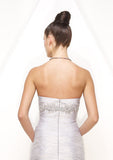 White Strapless A-Line Formal Prom Evening Dress HB149A