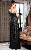 Classy Black Lace One Shoulder Evening Dress