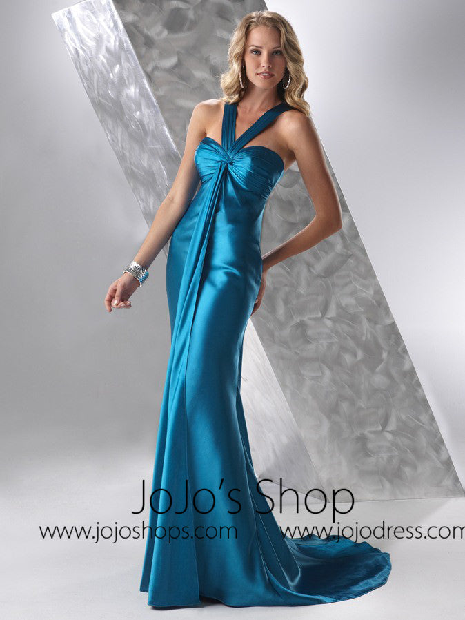 Blue Formal Graduation Home Coming Dress HB2026C