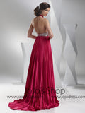 Fuschia Grecian Graduation Military Ball Gown Dress HB2028B