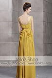 Gold Low Back Grecian Pageant Bridesmaid Evening Cocktail Dress CX830083