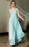 Elegant Pastel Blue Formal Prom Evening Cocktail Dress With Straps DQ830876