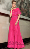 Hot Pink Grecian Formal Prom Evening Cocktail Dress DQ830881