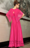 Hot Pink Grecian Formal Prom Evening Cocktail Dress DQ830881