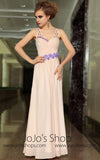 Grecian V Neck Blush Pink Slim Chiffon Formalprom Evening Cocktail Dress DQ830898