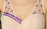 Grecian V Neck Blush Pink Slim Chiffon Formalprom Evening Cocktail Dress DQ830898