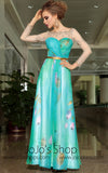 Grecian Turquiose Green Sweetheart Formal Prom Evening Cocktail Dress DQ830903