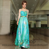 Grecian Turquiose Green Sweetheart Formal Prom Evening Cocktail Dress DQ830903