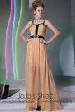 Champagne Formal Prom Dres  DQ830919