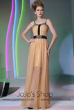 Champagne Formal Prom Dres  DQ830919