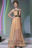 Champagne Formal Prom Dres  DQ830919