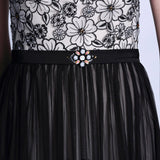 One Shoulder Black Lace Formal Prom Dress DQ830939
