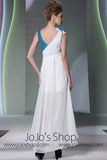 Grecian Ivory Hi Low Formal Prom Dress DQ830950