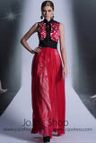 Red And Black Formal Prom Evening Dress DQ830960