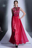 Red Lace Formal Prom Evening Dress DQ830969