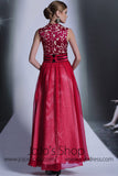 Red Lace Formal Prom Evening Dress DQ830969
