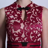 Red Lace Formal Prom Evening Dress DQ830969