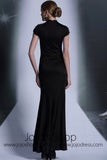 Black Hi Low Evening Dress DQ830971