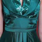 Teal Jewel Neck Formal Prom Evening Dress DQ830972