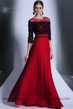 Red And Black Formal Prom Evening Dress DQ831062