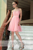 Pink Short Sweet Heart Bridesmaid Party Evening Cocktail Dress DQ86058