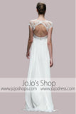 Grecian Lace Empire Wedding Dress with Keyhole Back | DV3012