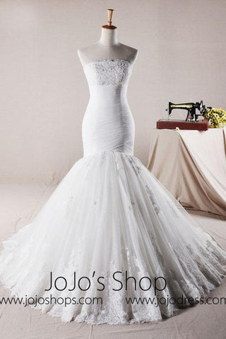 Exquisite Fit and Flare Lace Wedding Dress