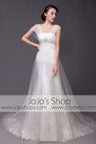 Vintage A-line Mermaid Lace Wedding Dress | G2013