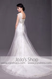 Vintage A-line Mermaid Lace Wedding Dress | G2013