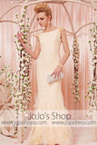 Retro Yellow Low Back Sleek Ruffle Evening Dress CX830383