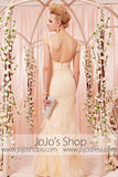Retro Yellow Low Back Sleek Ruffle Evening Dress CX830383