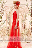 Retro Red Vintage Style Evening Dress CX830396