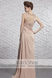 Light Brown Stylish Evening Dress CX881359