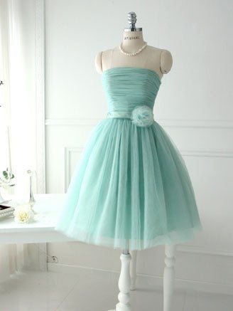 Green Vintage Short Prom Formal Dress Bridesmaid Dress | BM102